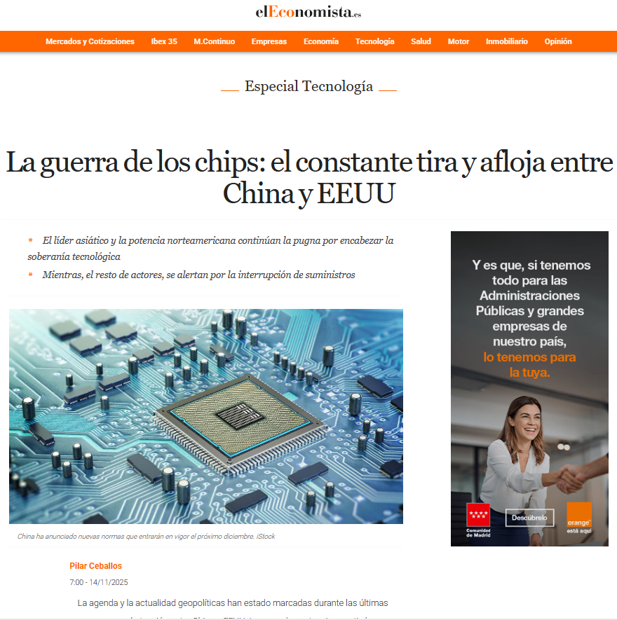 La guerra de los chips: el constante tira y afloja entre China y EEUU